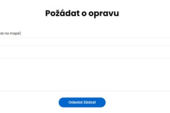 Obrázek 7 – Formulář o požádání opravy