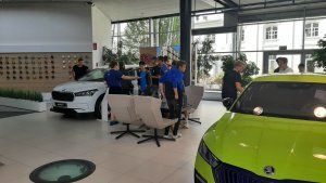 2022 návštěva ve Škoda Auto